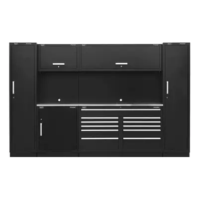 Sealey Premier™ Storage System with Stainless Worktop 3.55m APMSCOMBO7SS