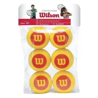 Wilson Starter Foam Tennis Balls, Yellow/Red