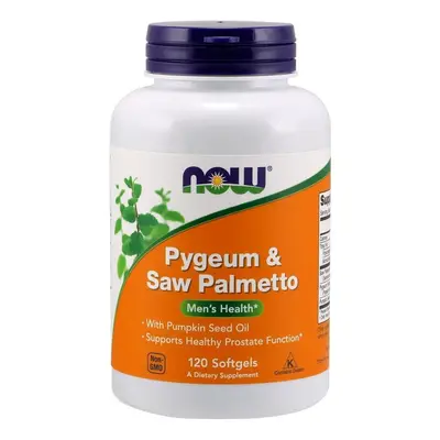 NOW Foods Pygeum & Saw Palmetto, softgels