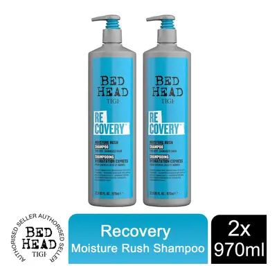 Bed Head Recovery Moisturising Shampoo for Dry Hair 970ml, Pack