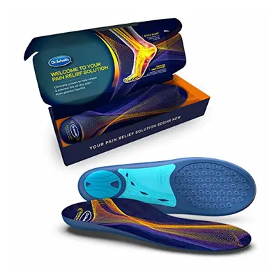 Dr Scholls Plantar Fasciitis Sized to Fit Pain Relief Insoles Shoe Inserts with Arch Support for