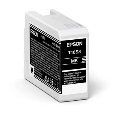 Epson C13T46S800 (T46S8) Ink cartridge black matt, 25ml