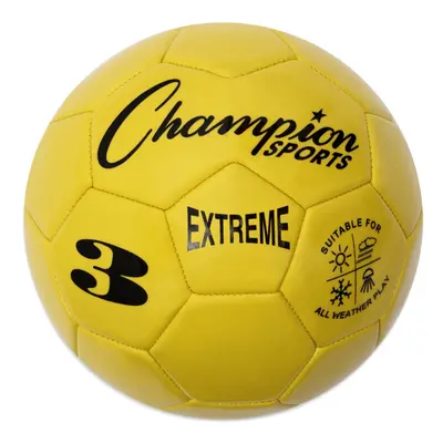 Champion Sports Extreme Series Soccer Ball Size - Youth League All Weather Soft Touch Maximum Ai