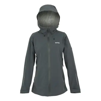 (12 UK, Seal Grey/Cloudy Grey) Regatta Womens/Ladies Okara Waterproof Jacket