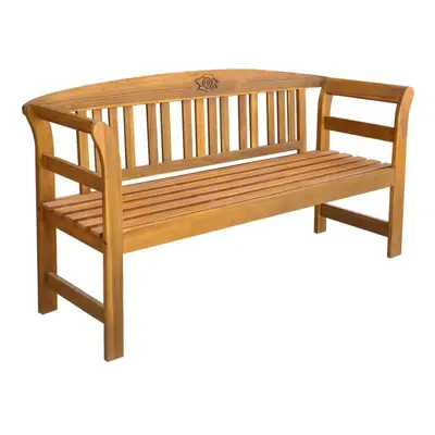 vidaXL Solid Acacia Wood Garden Bench 157x45x82.5cm Outdoor Furniture Seat