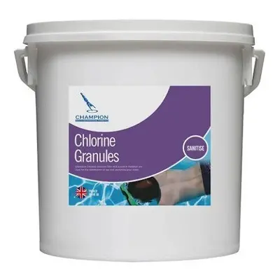 Champion Stabilised Chlorine Granules 55% 5kg - kg