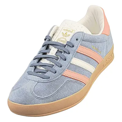 (9) adidas Gazelle Indoor Mens Fashion Trainers in Ink Clay