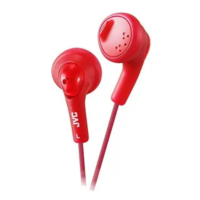 JVC HAF160R Gumy Ear Bud Headphone Red