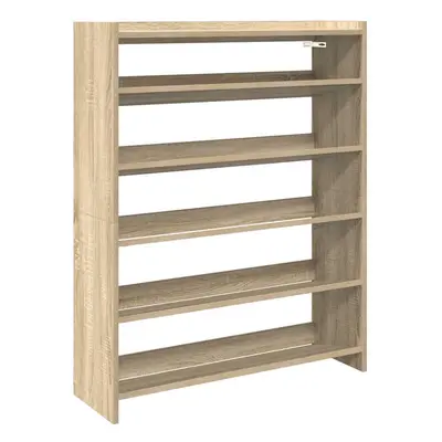 (sonoma oak, cm/ cm) vidaXL Shoe Rack Shoe Cabinet Shoe Storage Shelf Hall Cupboard Engineered W