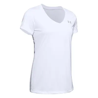 Under Armour Women's UA Tech V-Neck MD White