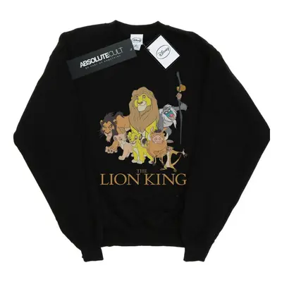 (S, Black) Disney Womens/Ladies The Lion King Group Sweatshirt