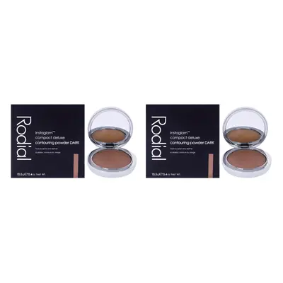 Rodial Instaglam Compact Deluxe Contouring Powder - Dark - Pack of for Women 0.37 oz Powder