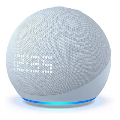 Echo Dot (5th gen, 2022) smart Bluetooth with clock Alexa Cloud Blue