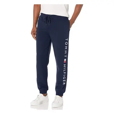 Tommy Hilfiger mens Jogger Sweatpants Sky Captain Print Small US