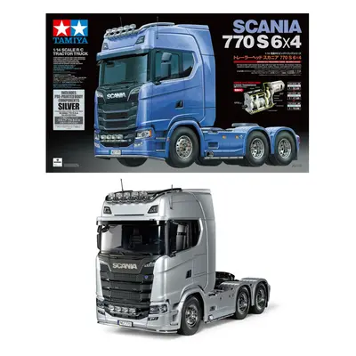 Tamiya RC Scania S 6x4 Truck Painted Body 1:14 RC Lorry Assembly Kit