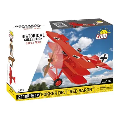 COBI Fokker Dr.1 Red Baron HC: WWI 1:32 Brick Model 221pcs