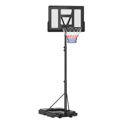 SPORTNOW 2.3-3.05m Basketball Hoop and Stand with Weighted Base and Wheels