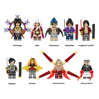 (9PCS-E) 24PCS Demon Slayer Series Children's Toy Fit Lego