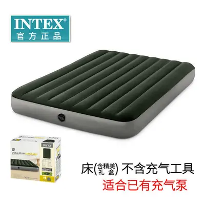 (Green mattress (excluding inflation tools), (99 * * 25CM)) INTEX Thickened Inflatable Bed Threa