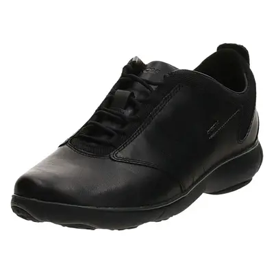 Geox Men's Leather Nebula Trainers Black