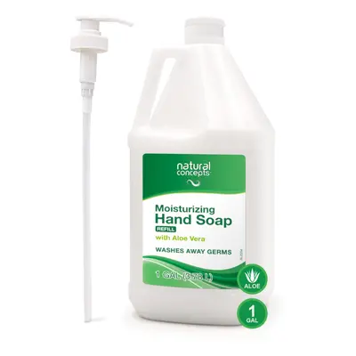 NATURAL CONCEPTS | Moisturizing Hand soap with Aloe Vera | gallon (128 oz) refill