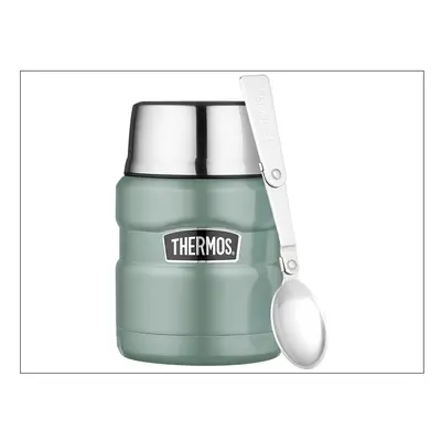 Thermos King Food Flask Stainless Steel Duck Egg 470ml