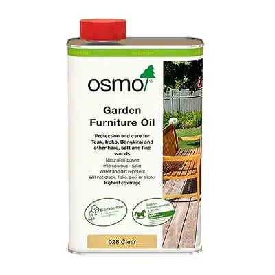 Garden Furniture Oil Clear Satin 1 Litre