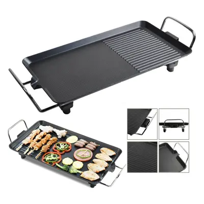 (67x29.5cm) Smokeless Electric Grill Indoor Grill Plate 1500W Teppanyaki Table Grill Pan for BBQ