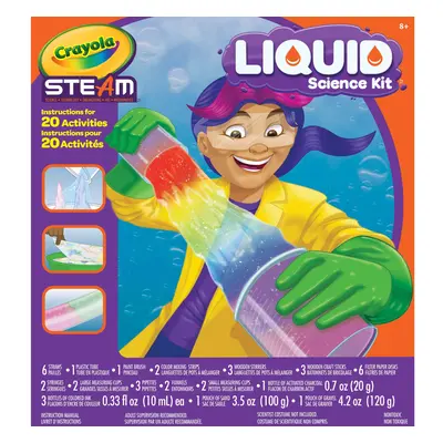 Crayola Liquid Science Kit for Kids, Water Experiments, Educational Toy, Gift for Kids, 7, 8, 9,