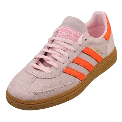 (5) adidas Handball Spezial Womens Fashion Trainers in Pink Orange