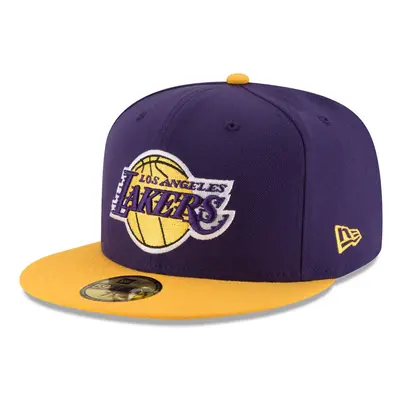 NBA Los Angeles Lakers Men's 2-Tone 59FIFTY Fitted Cap Purple