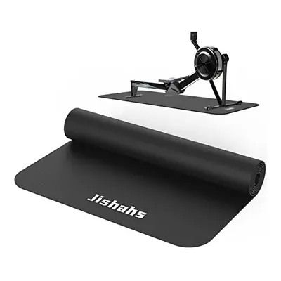 JISHAHS Universal Indoor Rowing Machine Mat- 8.5 x 2.3 FT Exercise Equipment Mat for Concept Nor