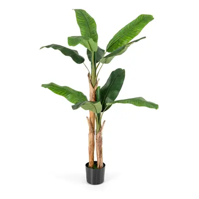 5.4 FT Tall Artificial Banana Tree Fake Banana Tree w/10 Large Leaves