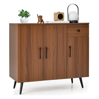 Buffet Cabinet Kitchen Modern Storage Cabinet w/Pull-out Drawer