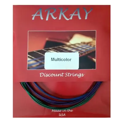 Aurora AURMULTIB45-125 Standard Gauge Bass Guitar Strings, Multi Color