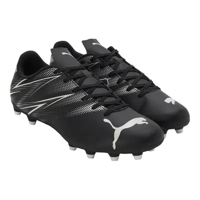 (7 UK, Black/Silver) Puma Mens Attacanto FG/AG Football Boots