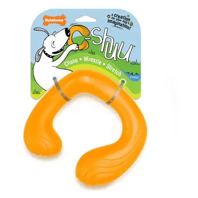 Nylabone C-Shuu Interactive Dog Toy - Lightweight Squishy Dog Chase Toy for Creative Play & Dog 