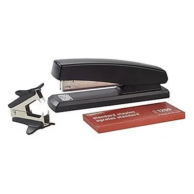 Staples Standard Full Strip Stapler Combo Pack Sheet Capacity Black