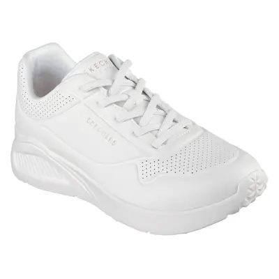 (White, (Adults')) Skechers Uno Lite Lite Work Polyurethane Women's White Trainers