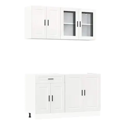 (high gloss white) vidaXL Kitchen Cabinet Set Piece Cupboard Storage Cabinet Engineered Wood