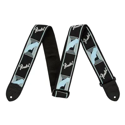 Fender Monogrammed Guitar Strap - Black Grey Blue