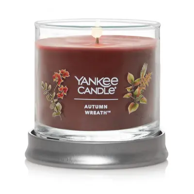 Yankee Candle Autumn Wreath Scented Signature 43oz Small Tumbler Single Wick Candle Over Hours o