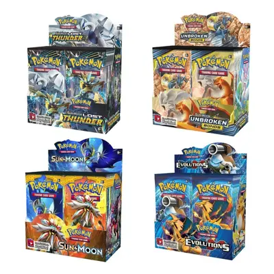 (324 Burning Shadows) 324pcs Pokemon cards Sword & Shield Booster Box Collectible Trading