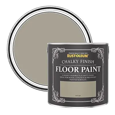 Grey Scratch-Proof Floor Paint in Matt Finish - Half Light 2.5L