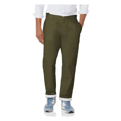 Tommy Hilfiger Men's Comfort Chino Pants Army Green 32W X 32L