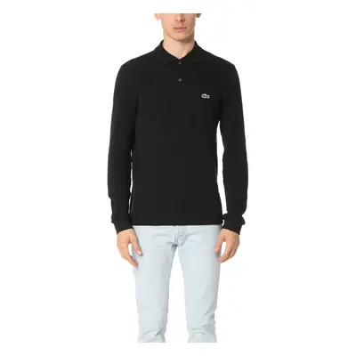 Lacoste mens Classic Long Sleeve Pique Polo Shirt Black Small US