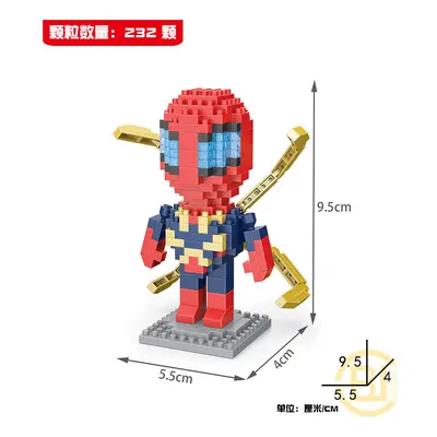 (232PCS Spider Man) Marvel Avengers Super Heroes Mini Figures Dc Set Fit Lego DIY Building Block