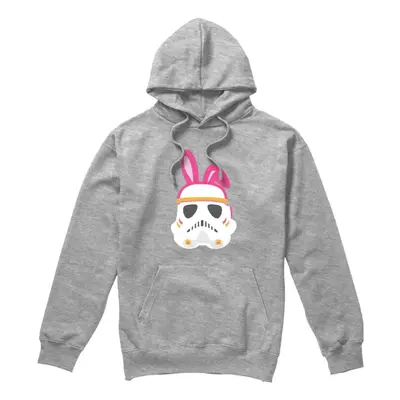 (L, Sport Heather) Star Wars Mens Easter Bunny Stormtrooper Hoodie