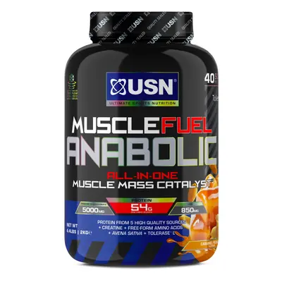 USN Muscle Fuel Anabolic All In One Muscle Mass Growth Protein Powder - 2kg