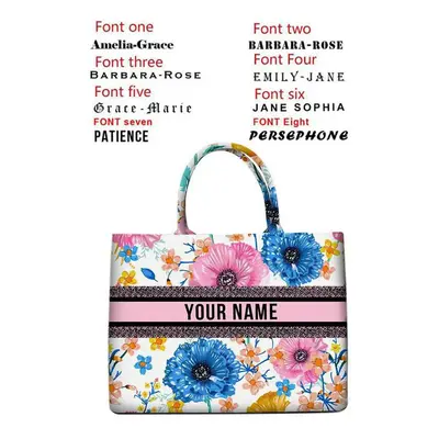 (58 Printed handbag, 42X32X10CM) Handbag lady Personalized Fashion Printing Large Capacity Canva